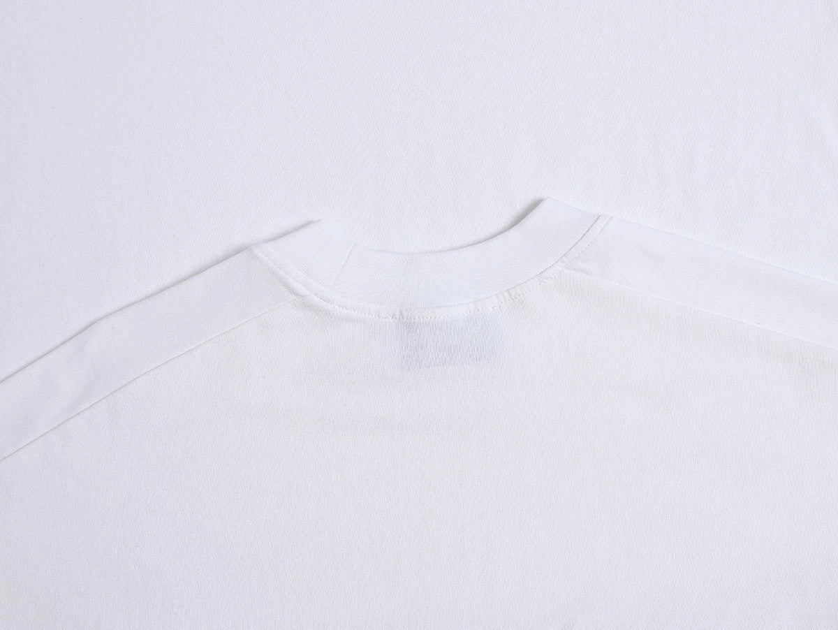 240 GSM BOXY CROPPED FIT 'WHITE' T-SHIRT