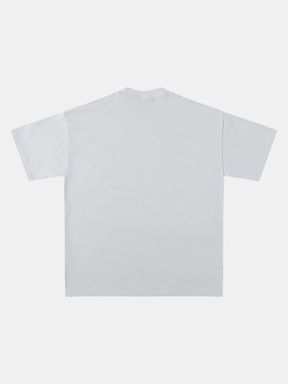 320 GSM LOOSE FIT 'MOON GRAY' T-SHIRT