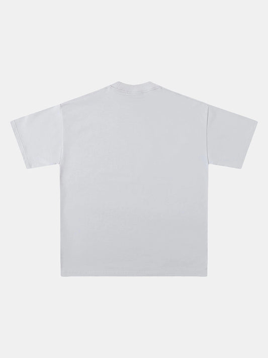 320 GSM LOOSE FIT 'MOON GRAY' T-SHIRT