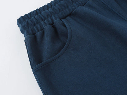 420 GSM MID-LENGTH LOOSE FIT 'PRUSSIAN BLUE' SHORTS