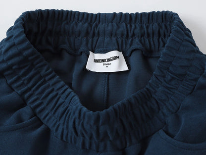 420 GSM MID-LENGTH LOOSE FIT 'PRUSSIAN BLUE' SHORTS