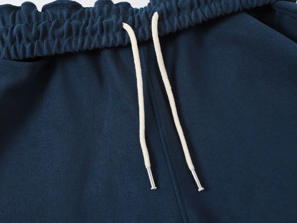 420 GSM MID-LENGTH LOOSE FIT 'PRUSSIAN BLUE' SHORTS