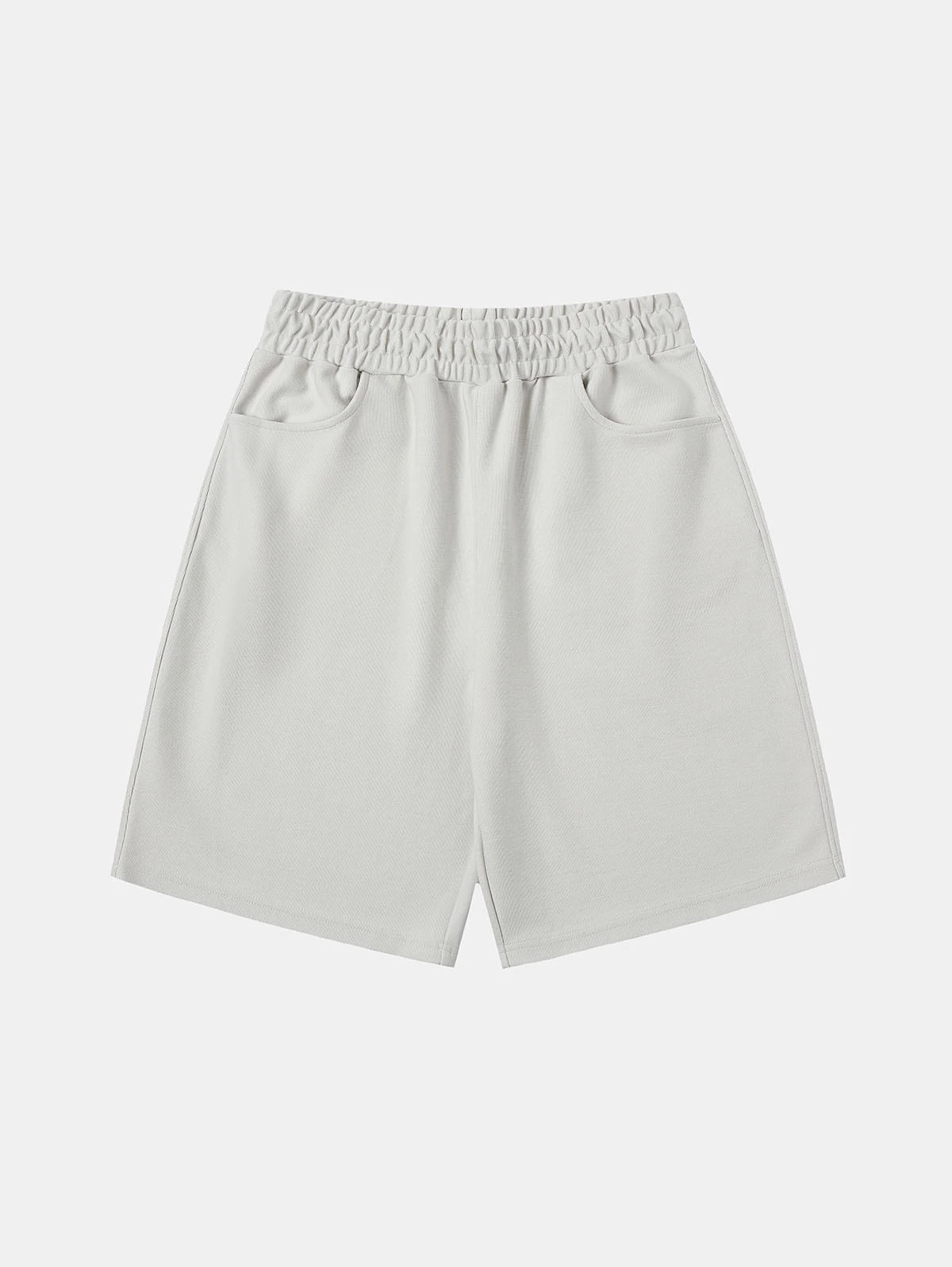 420 GSM MID-LENGTH LOOSE FIT 'OFF WHITE' SHORTS