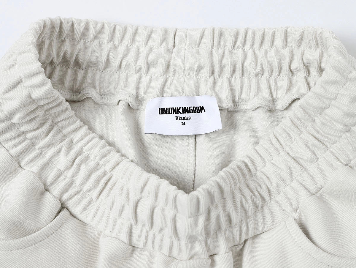 420 GSM MID-LENGTH LOOSE FIT 'OFF WHITE' SHORTS
