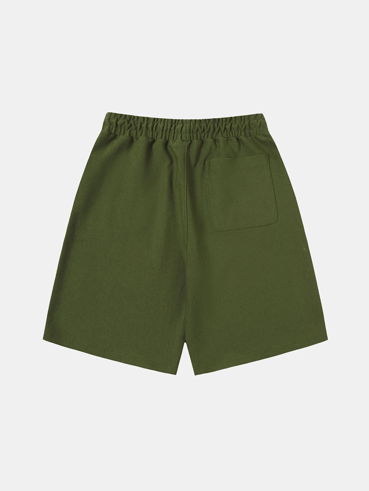 420 GSM MID-LENGTH LOOSE FIT 'MOSS GREEN' SHORTS