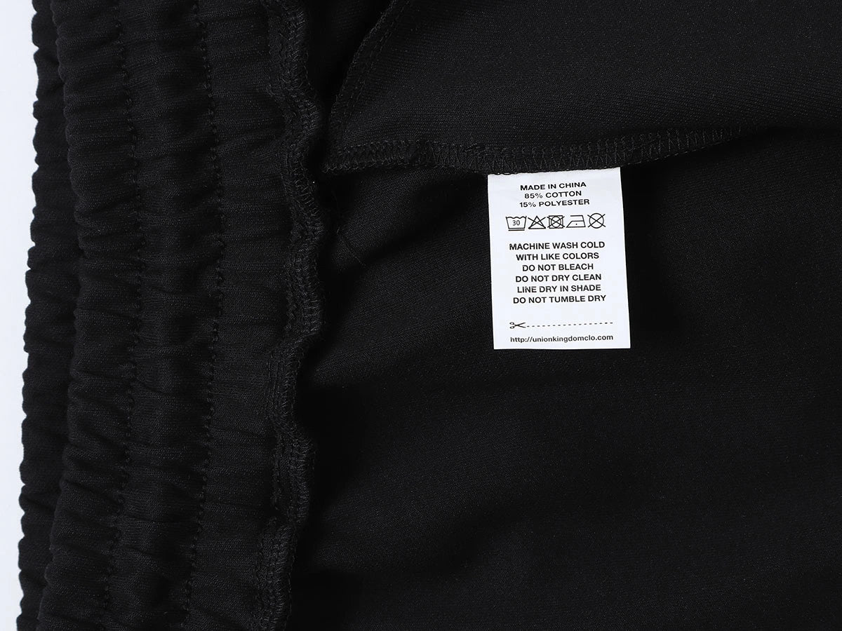 430 GSM LOOSE FIT ' BLACK' PANTS