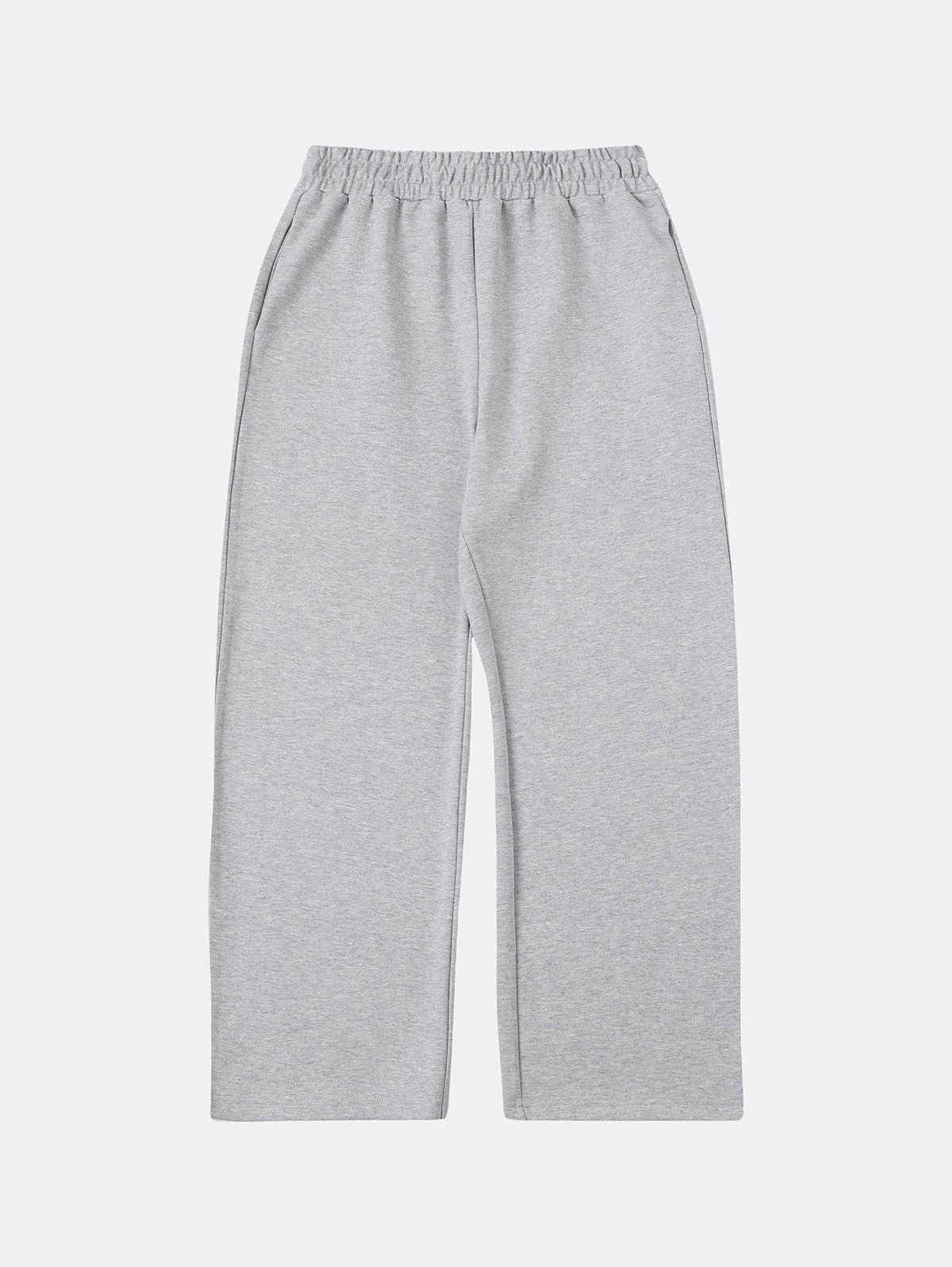 430 GSM LOOSE FIT ' FLOWER GRAY' PANTS