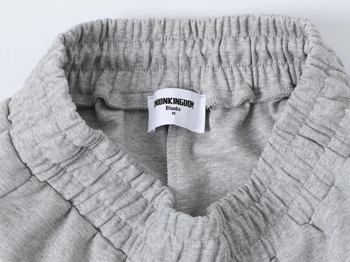 430 GSM LOOSE FIT ' FLOWER GRAY' PANTS