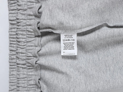430 GSM LOOSE FIT ' FLOWER GRAY' PANTS