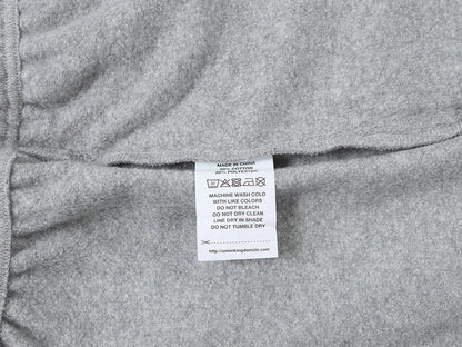 400 GSM COARSE NEEDLE 'FLOWER GRAY' SHORTS