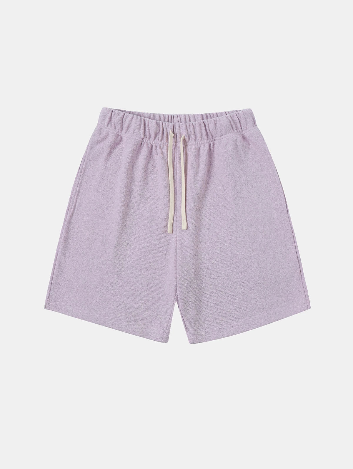 400 GSM COARSE NEEDLE 'LIGHT PURPLE' SHORTS