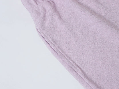 400 GSM COARSE NEEDLE 'LIGHT PURPLE' SHORTS