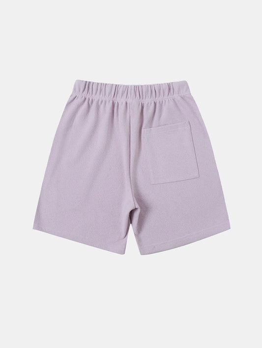 400 GSM COARSE NEEDLE 'LIGHT PURPLE' SHORTS