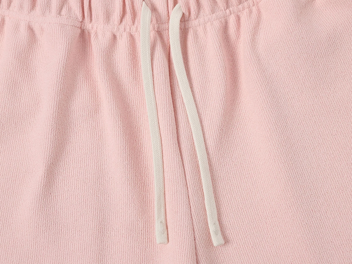 400 GSM COARSE NEEDLE 'LIGHT PINK' SHORTS