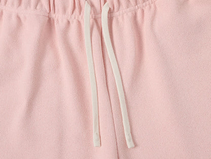 400 GSM COARSE NEEDLE 'LIGHT PINK' SHORTS