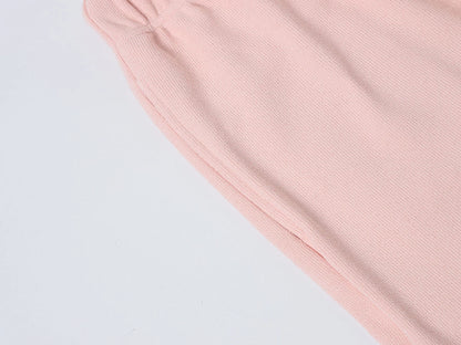 400 GSM COARSE NEEDLE 'LIGHT PINK' SHORTS