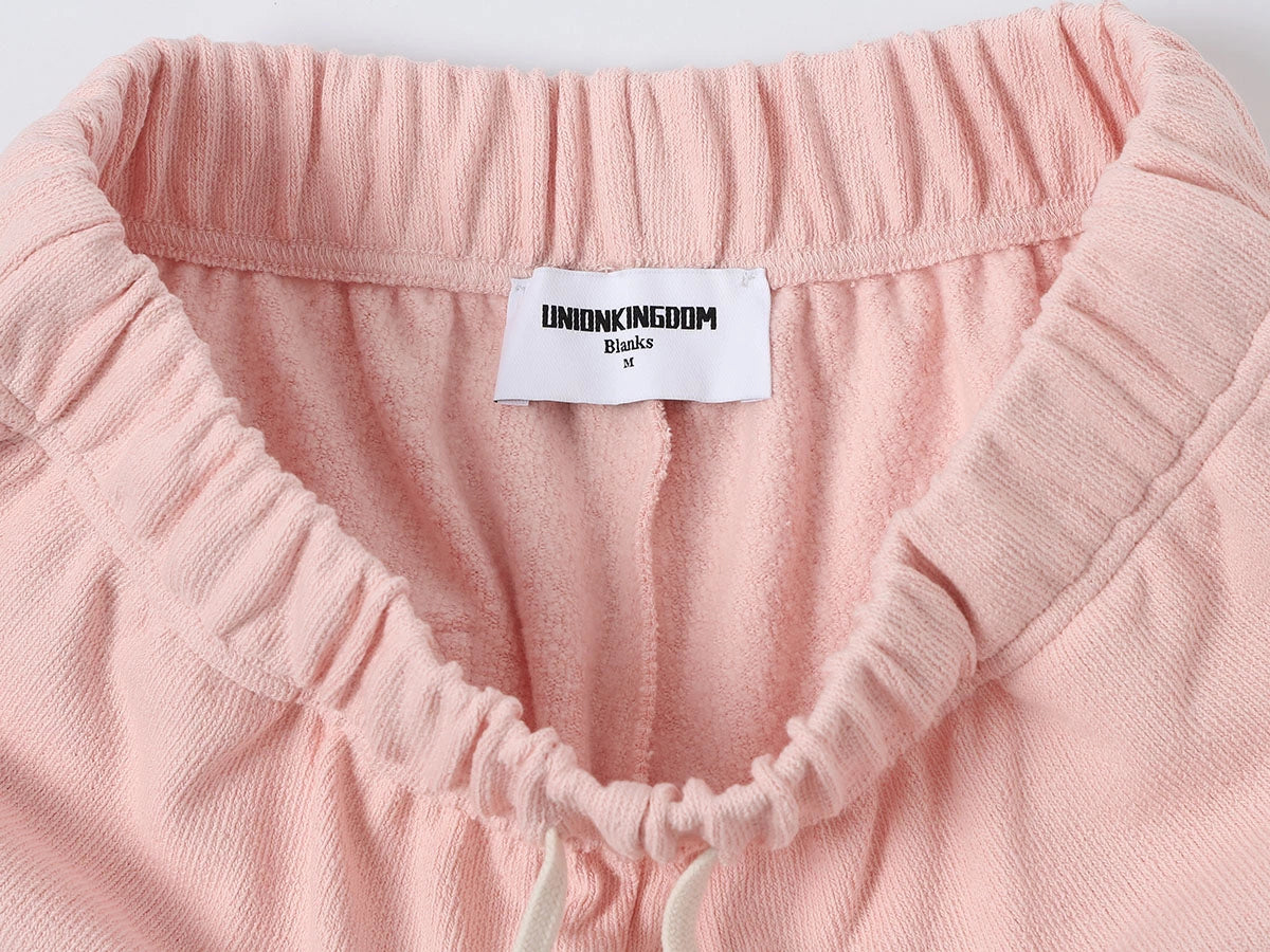 400 GSM COARSE NEEDLE 'LIGHT PINK' SHORTS