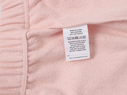 400 GSM COARSE NEEDLE 'LIGHT PINK' SHORTS