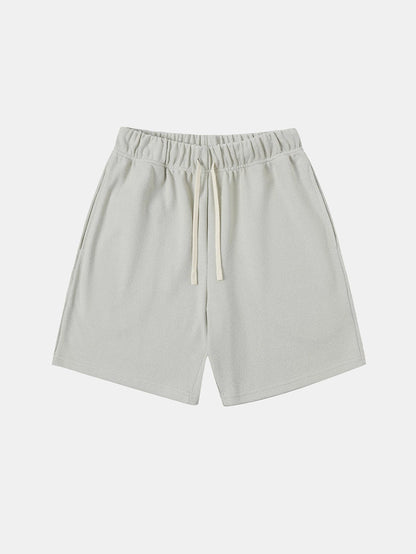 400 GSM COARSE NEEDLE 'OFF-WHITE' SHORTS