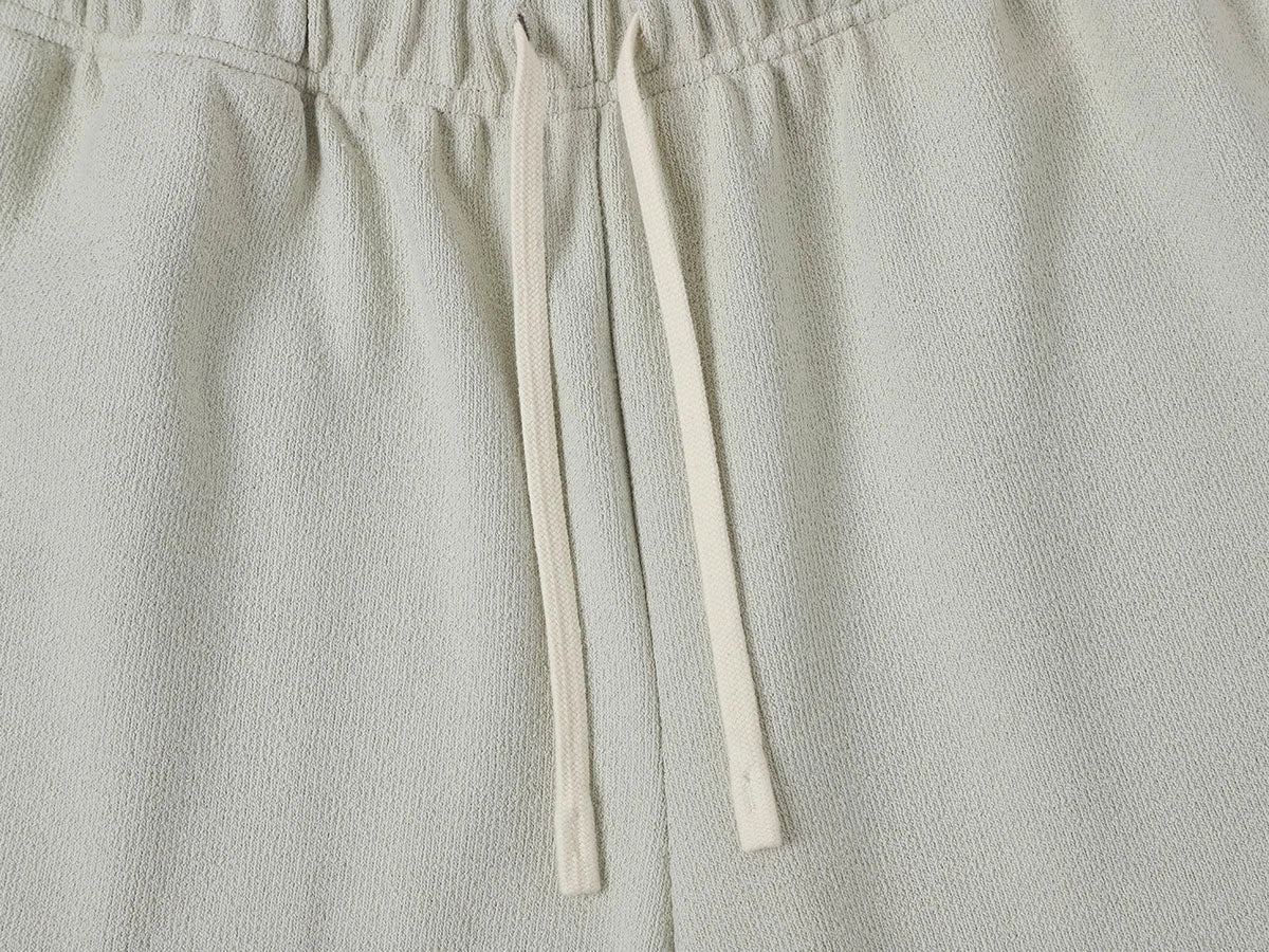 400 GSM COARSE NEEDLE 'OFF-WHITE' SHORTS