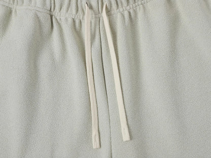 400 GSM COARSE NEEDLE 'OFF-WHITE' SHORTS