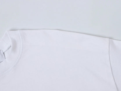 400 GSM BOXY CROPPED FIT 'WHTIE' T-SHIRT