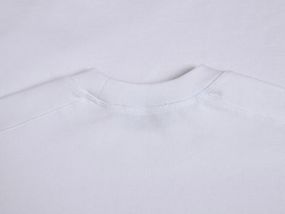 400 GSM BOXY CROPPED FIT 'WHTIE' T-SHIRT
