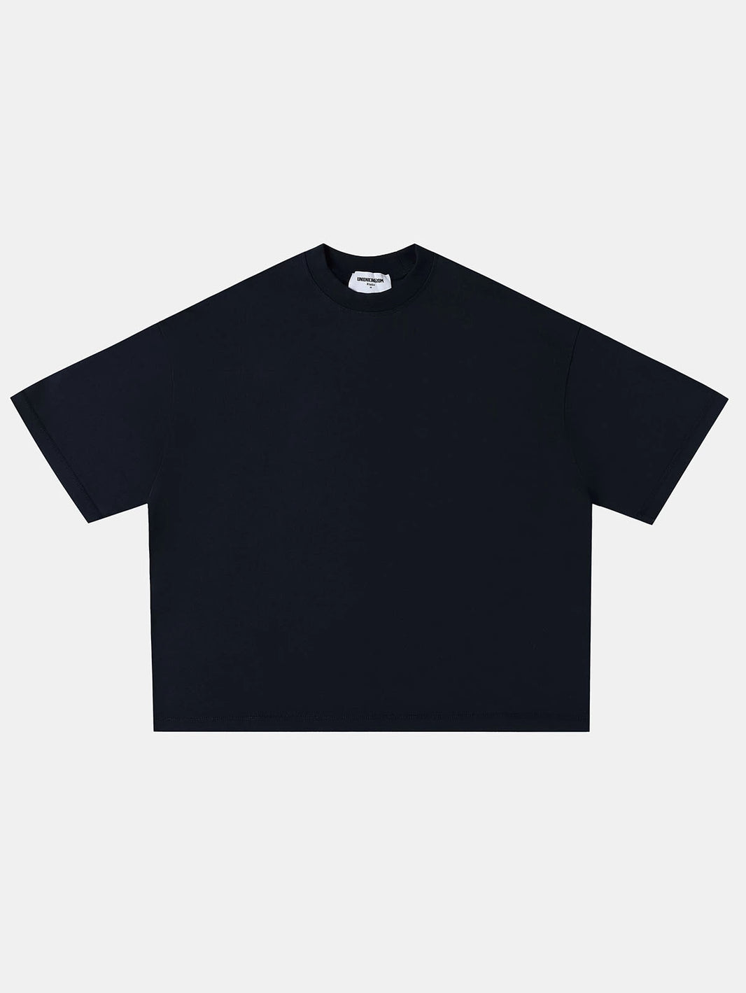 400 GSM BOXY CROPPED FIT 'NAVY BLUE ' T-SHIRT