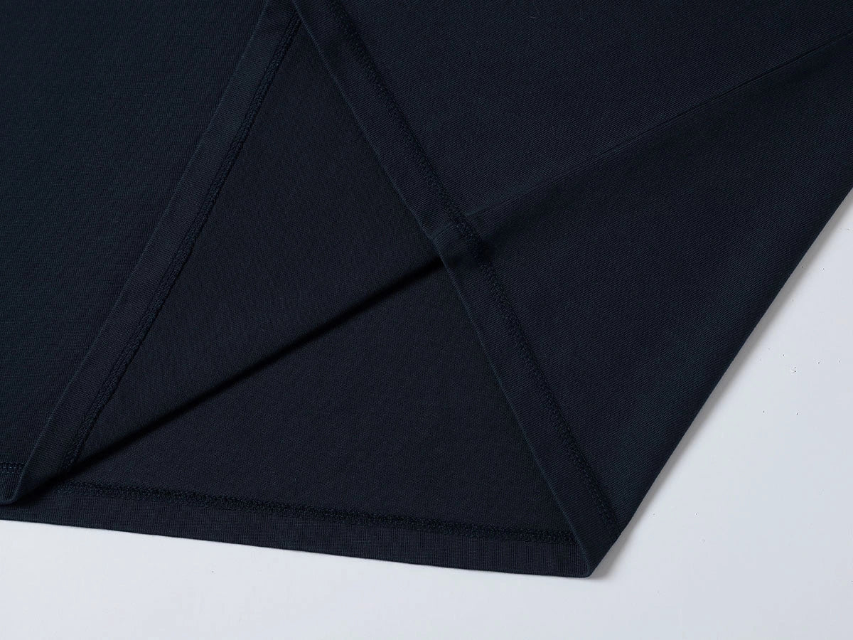 400 GSM BOXY CROPPED FIT 'NAVY BLUE ' T-SHIRT