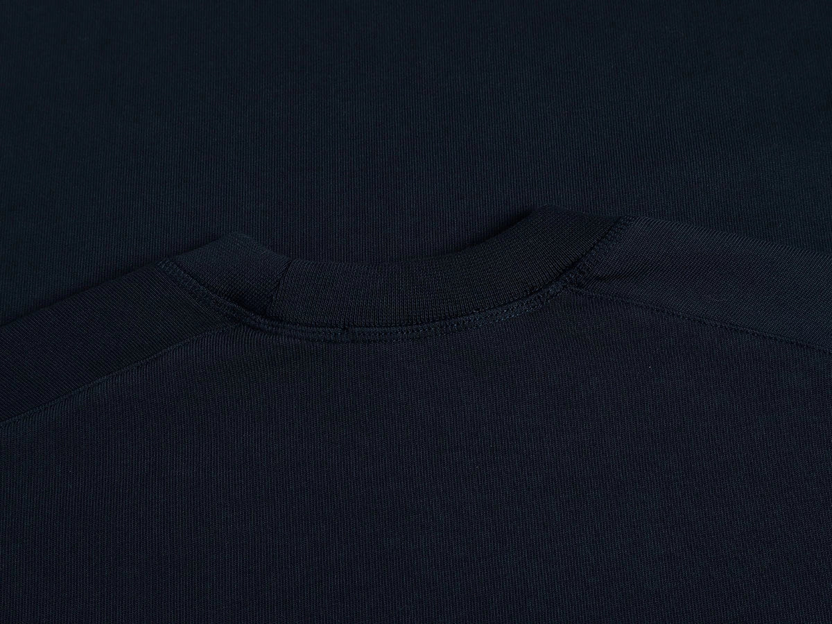 400 GSM BOXY CROPPED FIT 'NAVY BLUE ' T-SHIRT