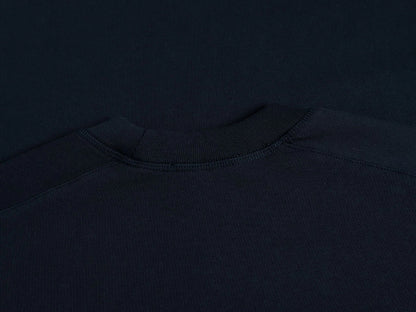 400 GSM BOXY CROPPED FIT 'NAVY BLUE ' T-SHIRT