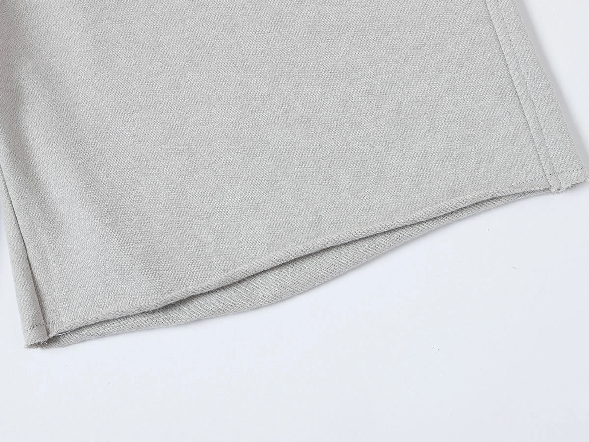 360 GSM CLOUD FEELING ’SILVER GRAY' SHORTS