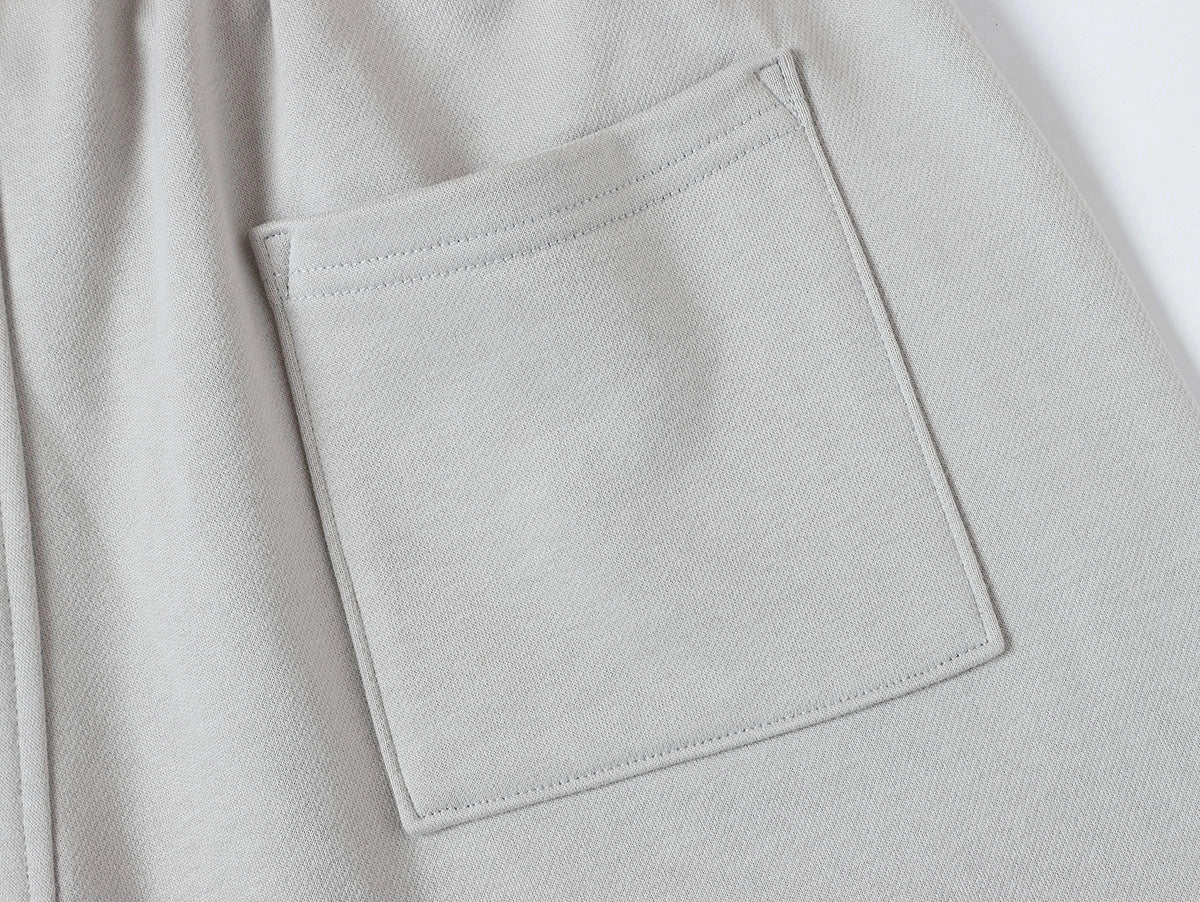 360 GSM CLOUD FEELING ’SILVER GRAY' SHORTS