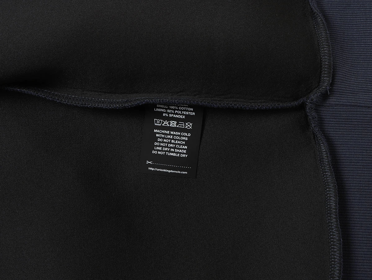 630 GSM BOXY CROPPED FIT QUARTER-ZIP 'STONE COAL’ SWEATER