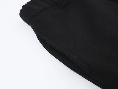 420 GSM STRAIGHT 'BLACK' SWEATPANTS