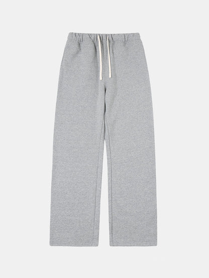 420 GSM STRAIGHT 'FLOWER GRAY' SWEATPANTS