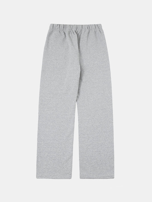 420 GSM STRAIGHT 'FLOWER GRAY' SWEATPANTS