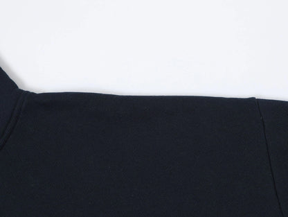 520 GSM BOXY CROPPED FIT ’NAVY BLUE' HOODIE