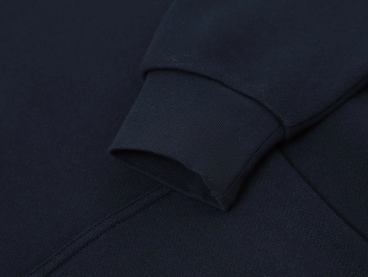 520 GSM BOXY CROPPED FIT ’NAVY BLUE' HOODIE