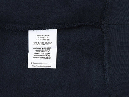 520 GSM BOXY CROPPED FIT ’NAVY BLUE' HOODIE