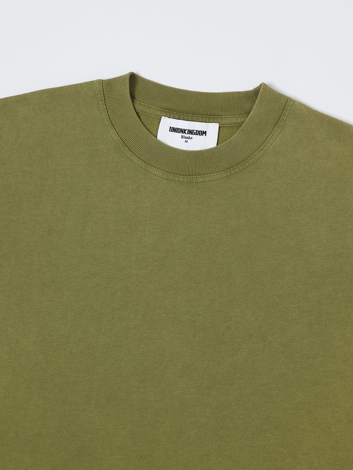 250 GSM LOOSE FIT 'WASHED MOSS GREEN' T-SHIRT