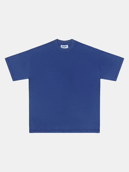 250 GSM LOOSE FIT ' WASHED BLUE' T-SHIRT