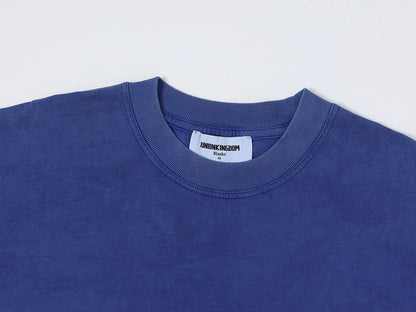250 GSM LOOSE FIT ' WASHED BLUE' T-SHIRT