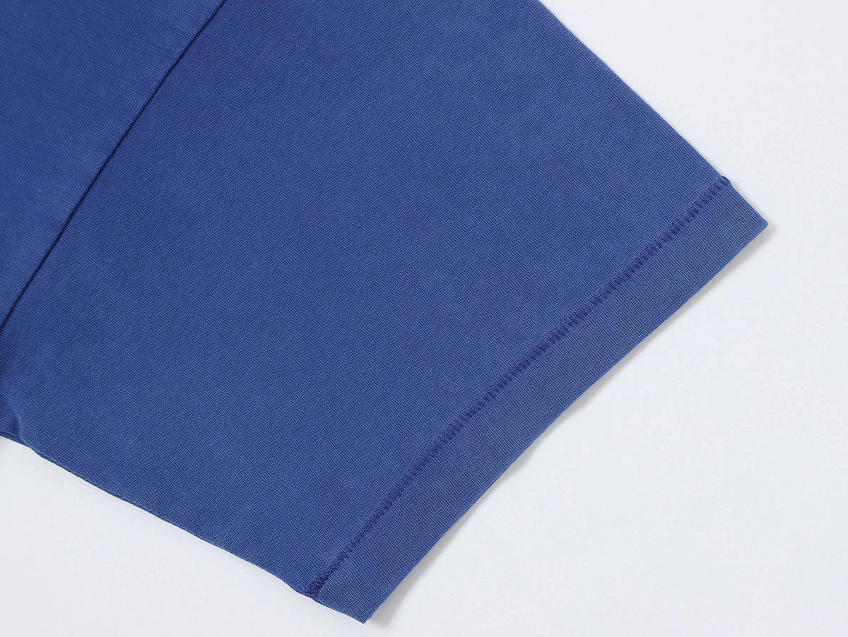 250 GSM LOOSE FIT ' WASHED BLUE' T-SHIRT