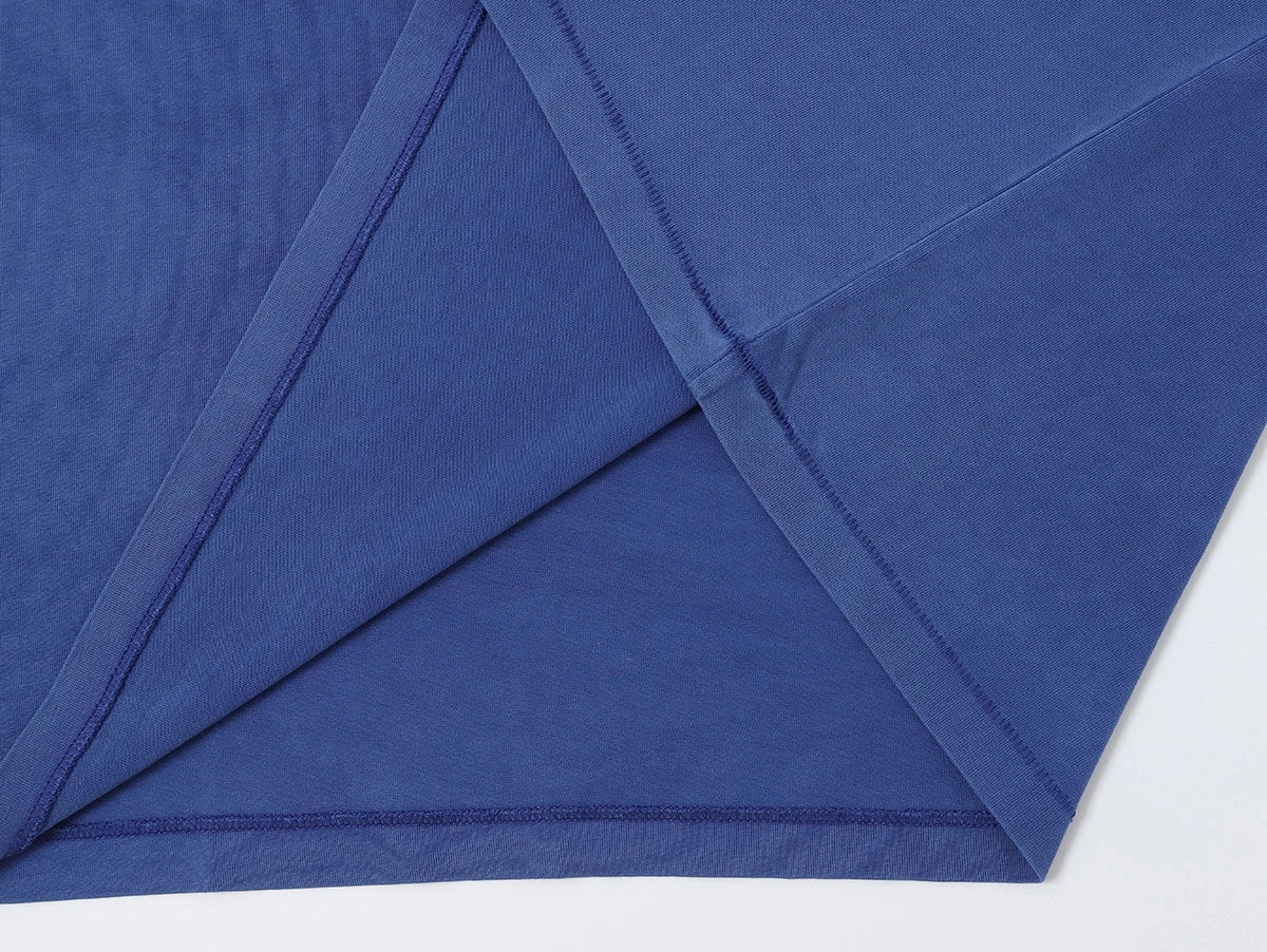 250 GSM LOOSE FIT ' WASHED BLUE' T-SHIRT