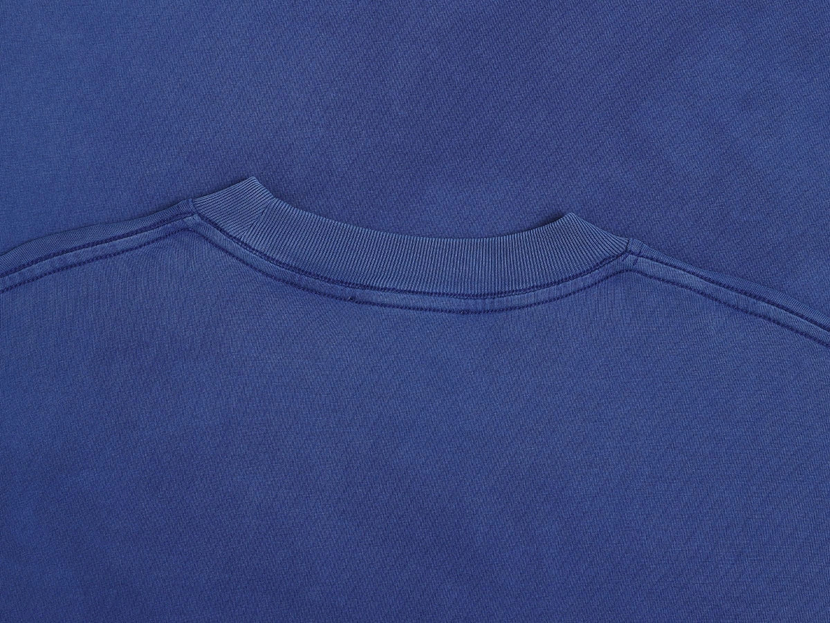 250 GSM LOOSE FIT ' WASHED BLUE' T-SHIRT