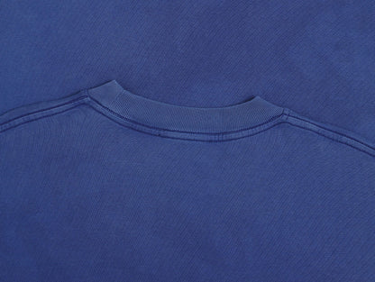250 GSM LOOSE FIT ' WASHED BLUE' T-SHIRT