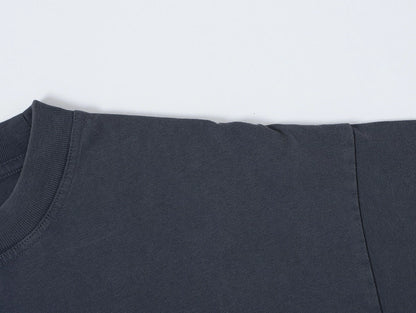 250 GSM LOOSE FIT ' WASHED DARY GRAY' T-SHIRT
