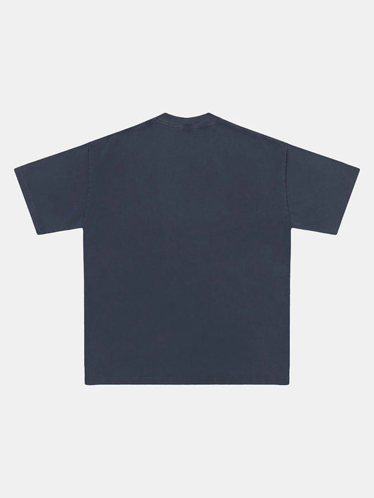 250 GSM LOOSE FIT ' WASHED DARY GRAY' T-SHIRT