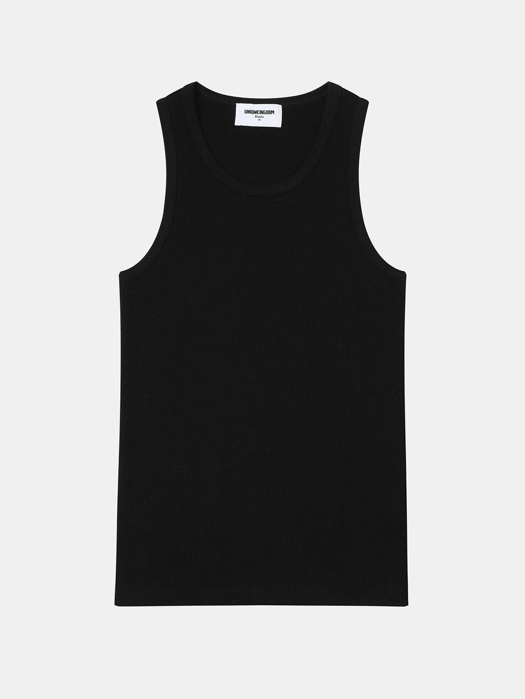 360 GSM WAFFLE WEAVE 'BLACK' TANK